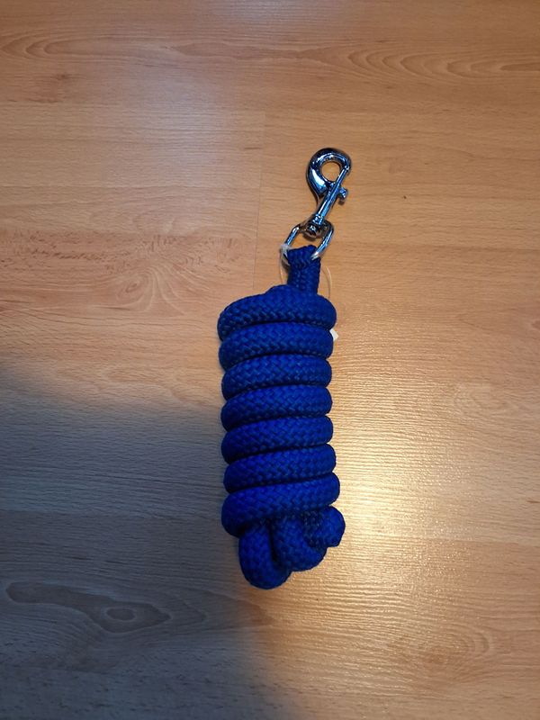 Führstrick Baumwolle blau Führstrick Baumwolle blau