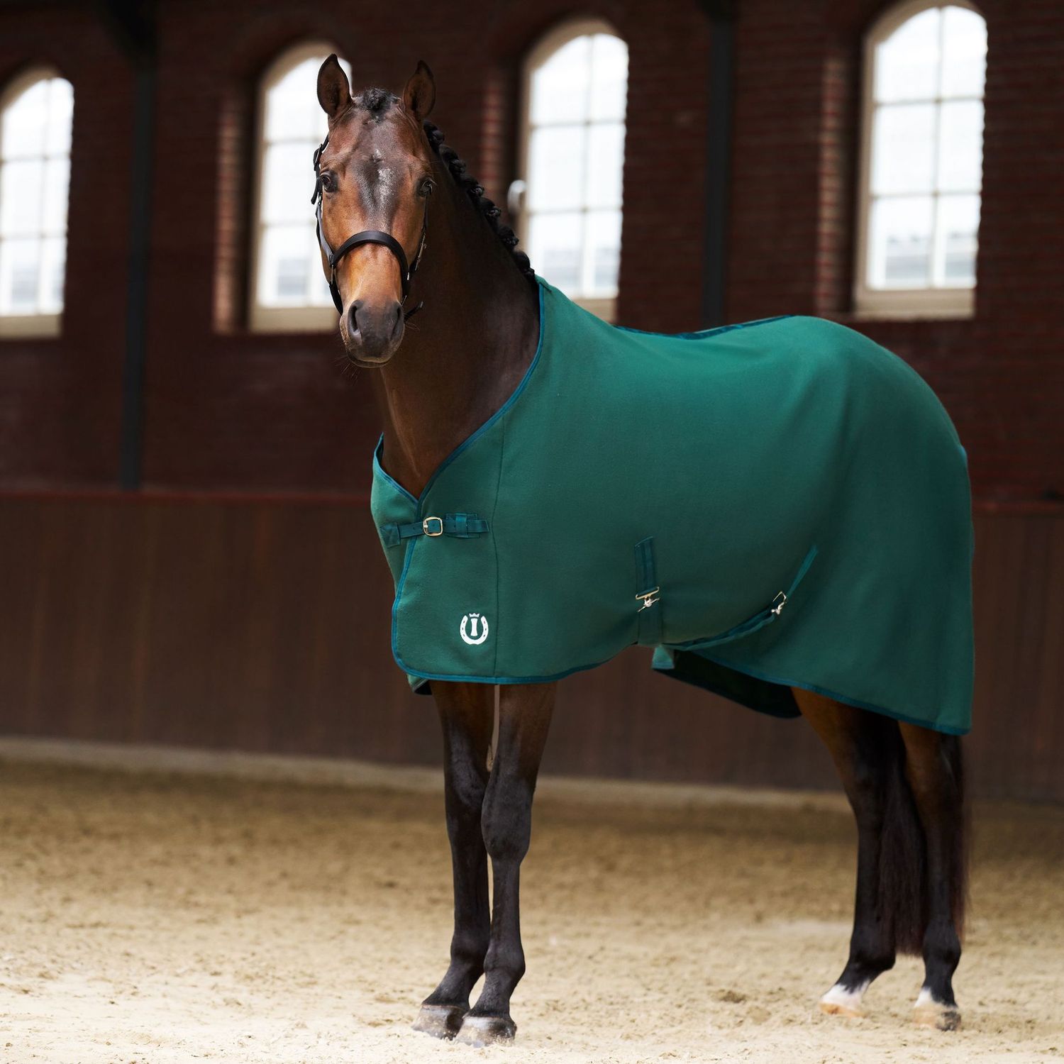 IRH Abschwitzdecke Gr. 115 cm grün Kreuzgurte IRH Abschwitzdecke Gr. 115 cm grün Kreuzgurte