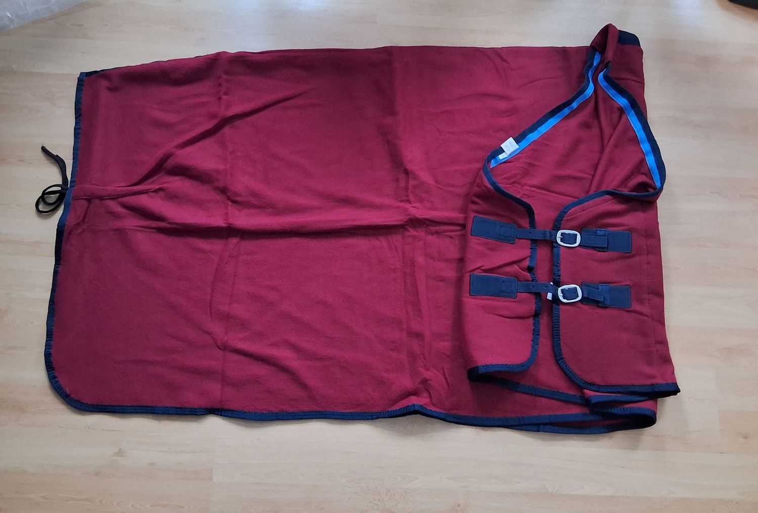 Abschwitzdecke Gr. 165 cm weinrot