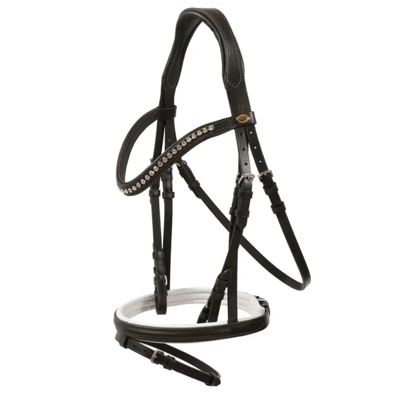 Hans Melzer XFull Trense Kentucky braun-silber