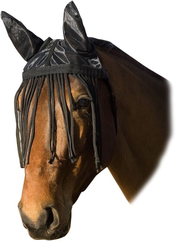 Fliegenhaube Kaltblut mit Fransen Fliegenhaube Kaltblut mit Fransen
