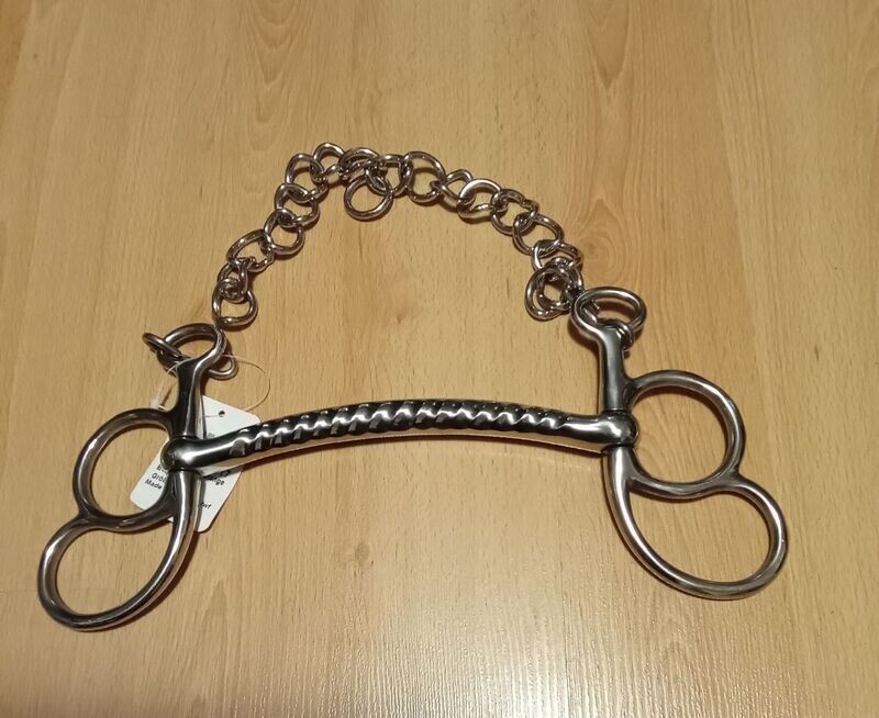 Postkandare Edelstahl, 17,5 cm, 2 Ringe