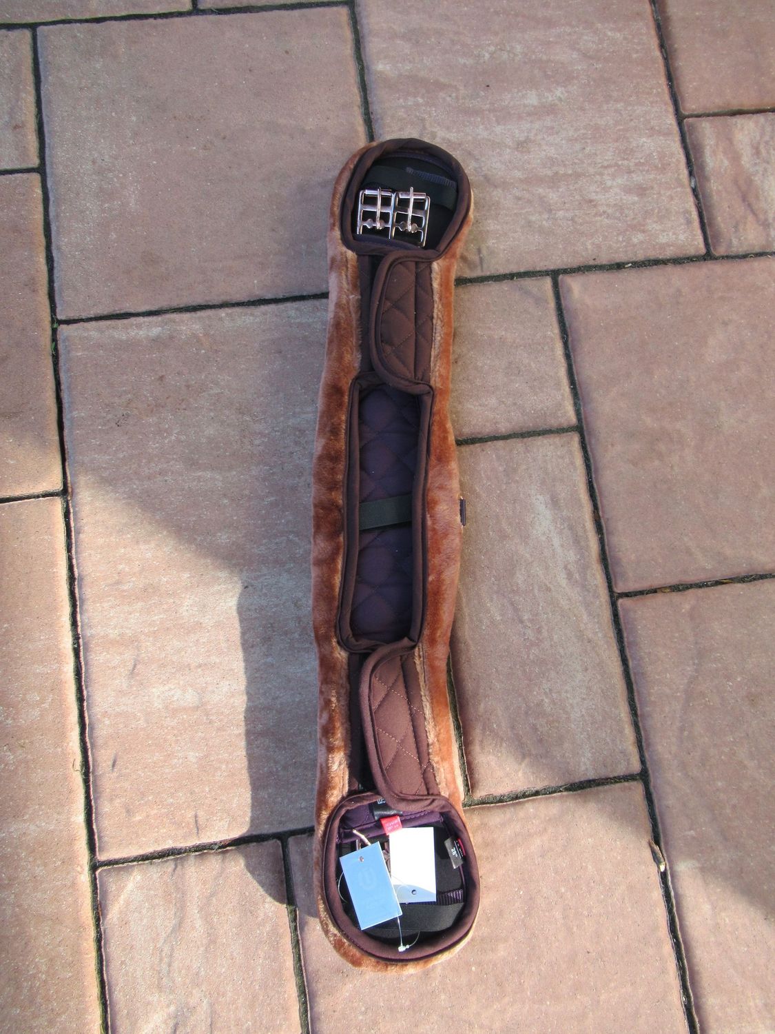 IRH Kurzgurt 70 cm Kunstfell braun