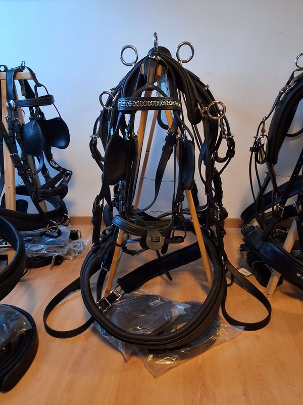 Ideal EuroTech Einspännergeschirr Gr. XXFULL schwarz