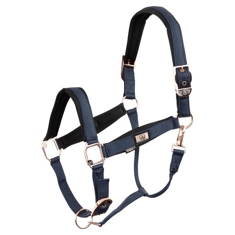 BR Halfter XF blau rosegold