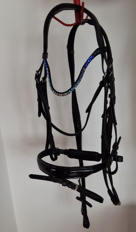 Trense XF schwarz Leder