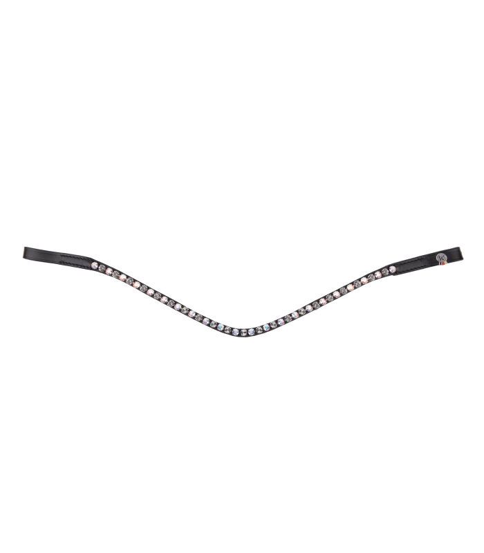 Stirnband XF XLine-Glam schwarz, perlmutt-grau