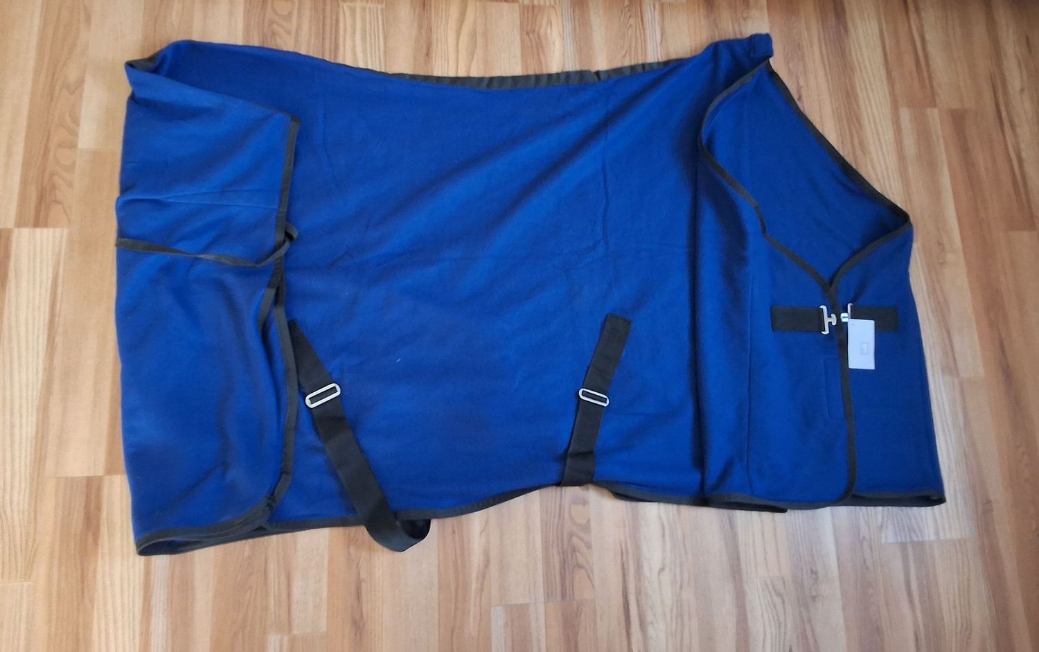 Abschwitzdecke mit Kreuzbegurtung Gr. 185 cm blau