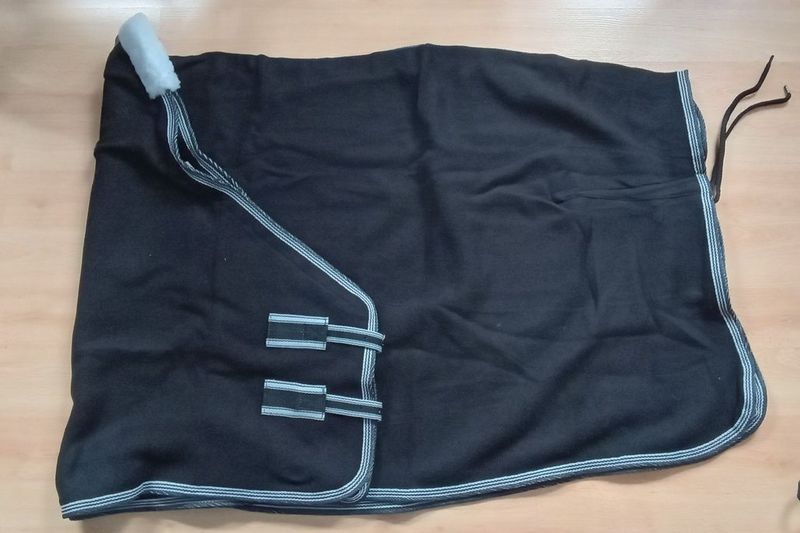 Abschwitzdecke Gr. 145 cm schwarz