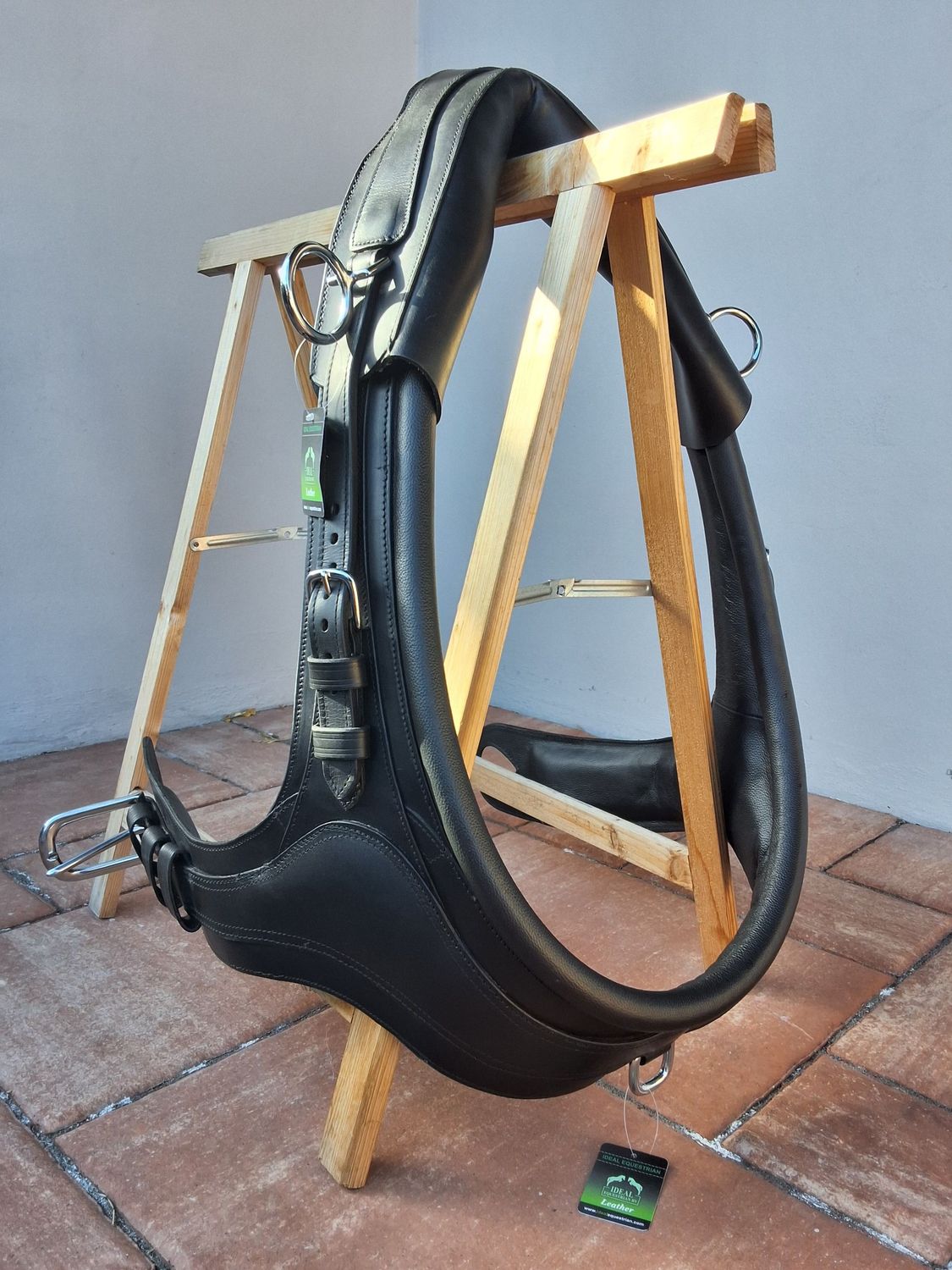 Ideal Einspänner Marathon Kumt WB/KB, Leder schwarz Ideal Einspänner Marathon Kumt WB/KB, Leder schwarz