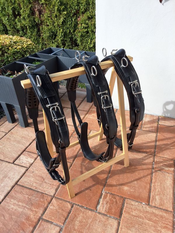 Selett einzeln Gr. Cob schwarz Leder