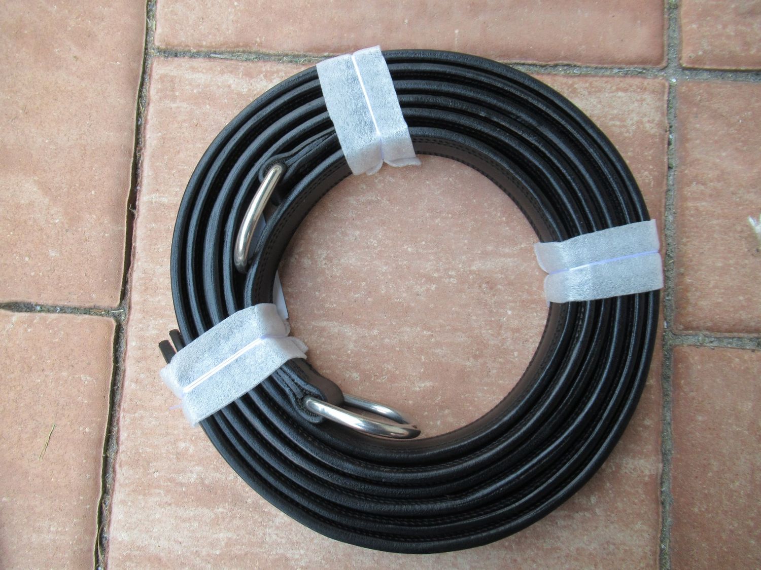 Zugstränge Leder 160 cm extra strark