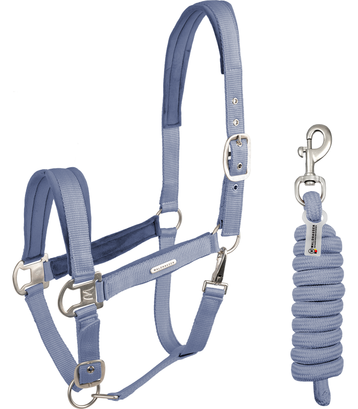 XF Halfter Set Velvet hellblau XF Halfter Set Velvet hellblau
