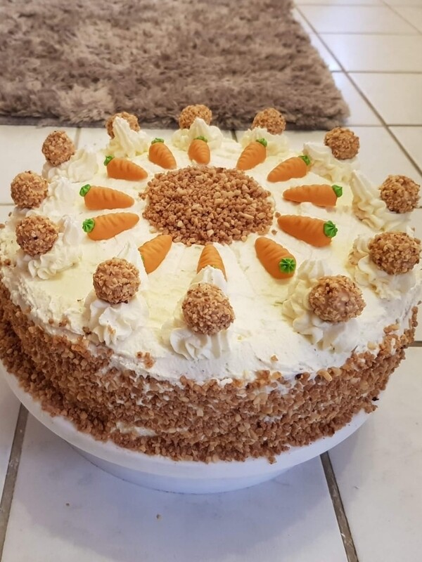 Rüblitorte mit Zitronencreme | Ostertorte Rüblitorte mit Zitronencreme | Ostertorte