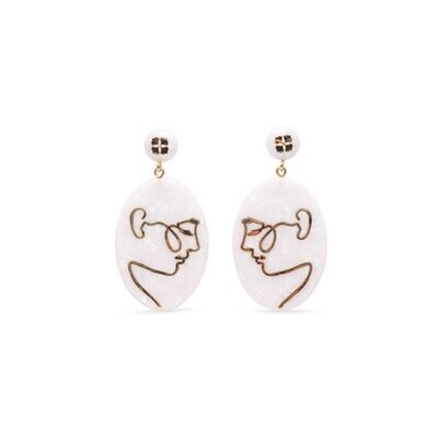 Mixed Blessings Face Earrings Mixed Blessings Face Earrings