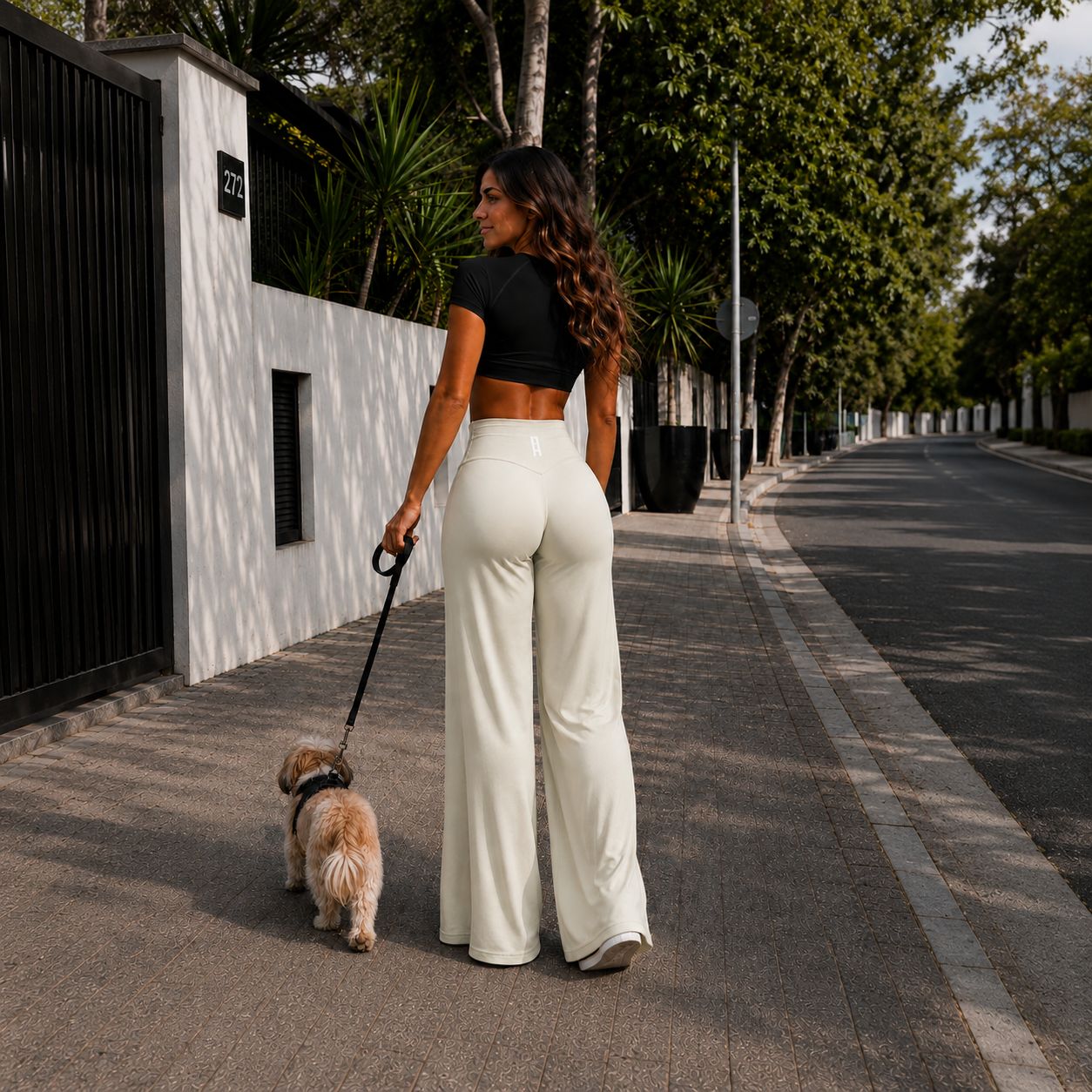 Wide Leg Blanco Roto
