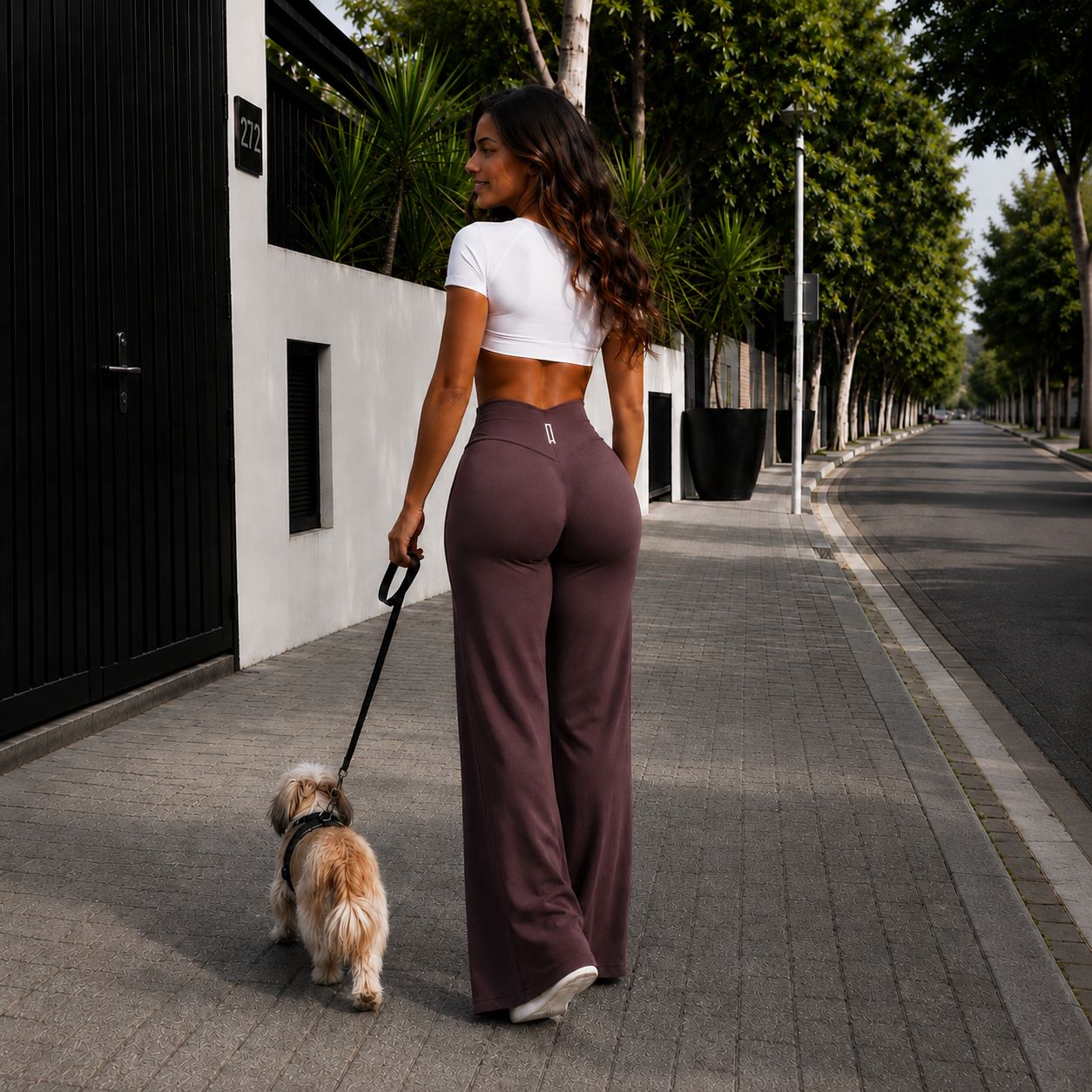 Wide Leg Marrón