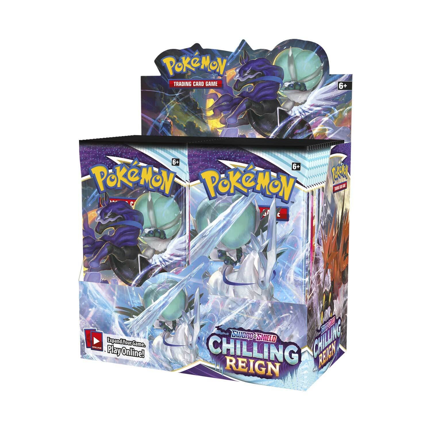 Pokémon TCG: Sword &amp; Shield-Chilling Reign Booster Display Box (36 Packs)