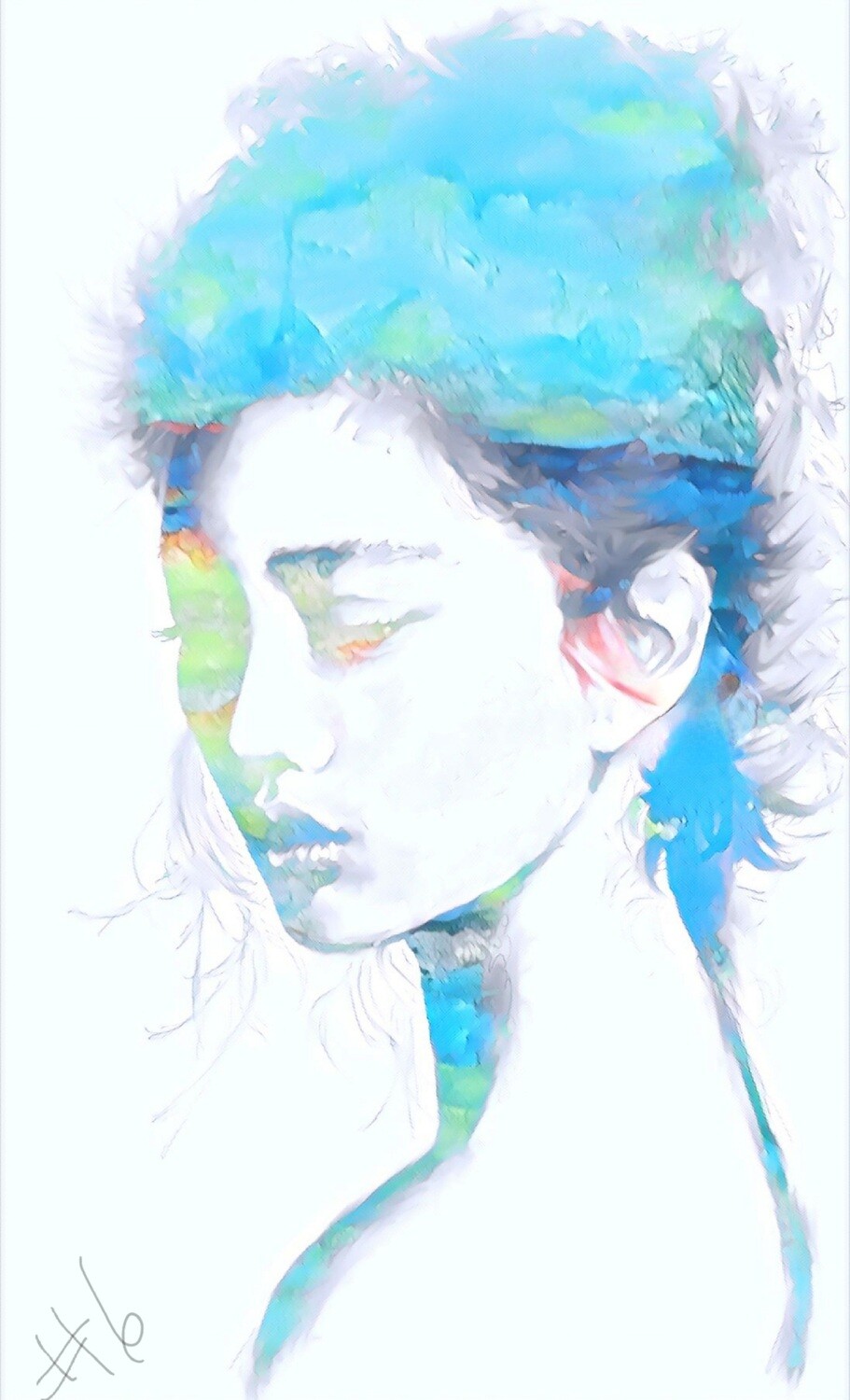Fine Art Giclee Print - Ayianna #1 - #10