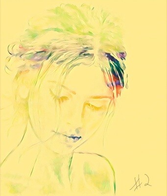 Fine Art Giclee Print - Avery  #1 - #17