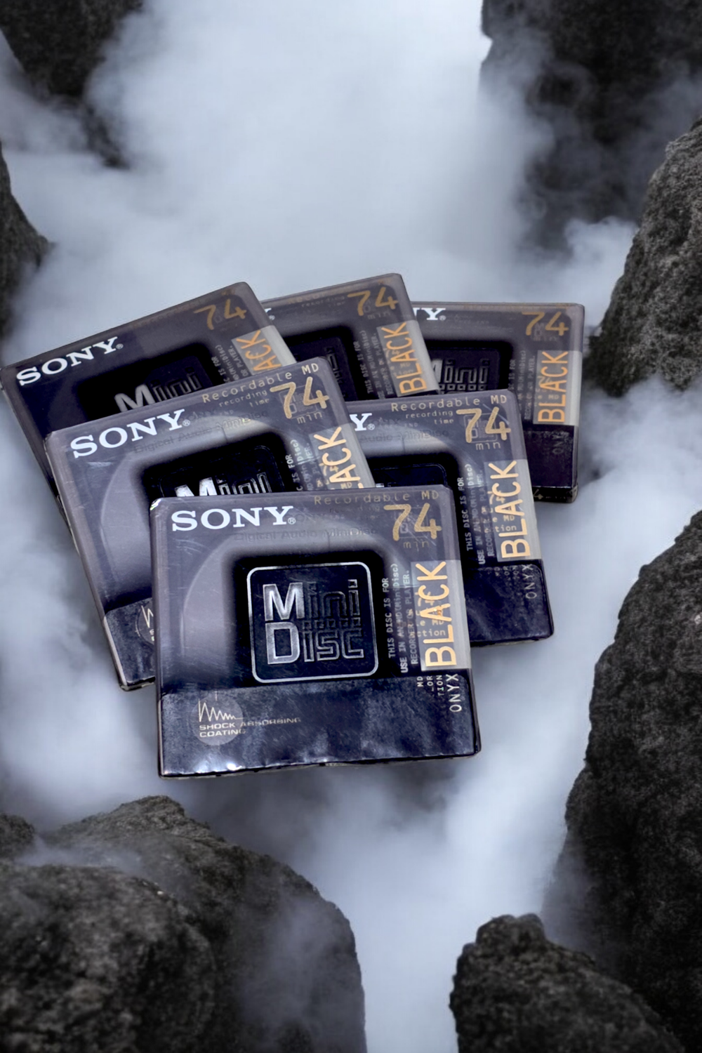 Sony Onyx Black 74 Min 6-Pack