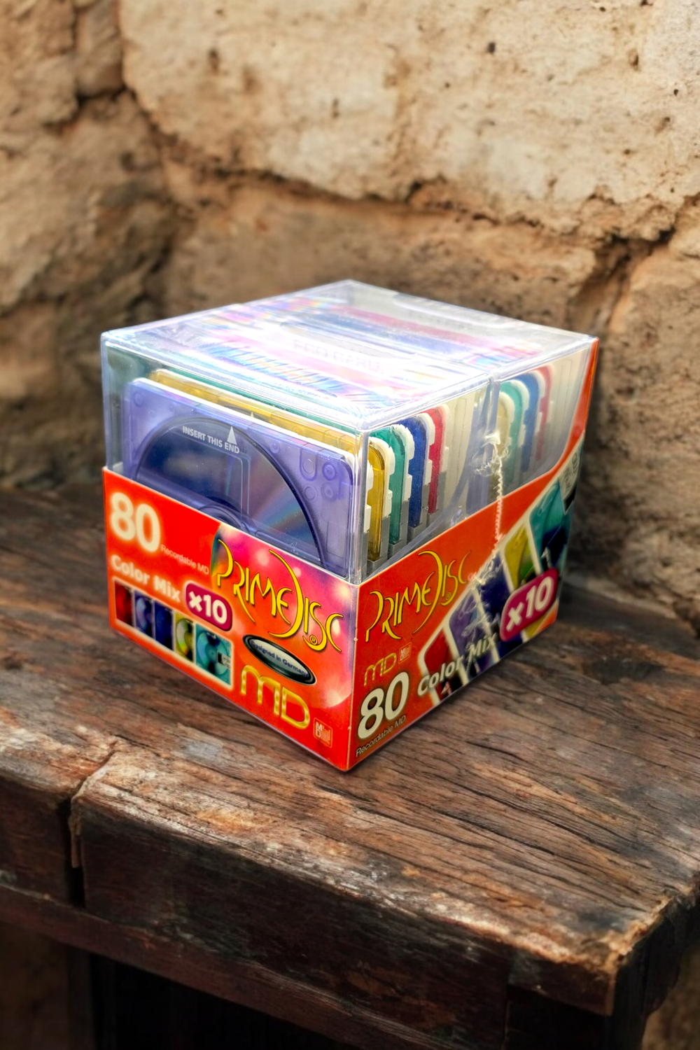 PrimeMedia ColorMix 80 min (Pack of 10) with Storage Box