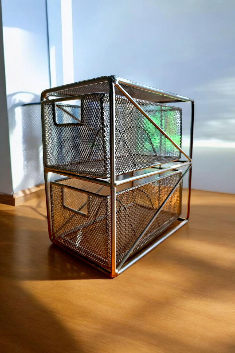 Double Deck Wire MD Storage Rack
