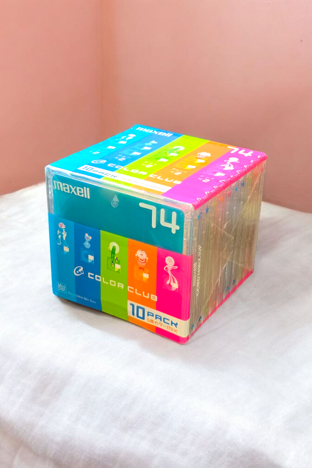 Maxell Color Club 74 min (Pack of 10)