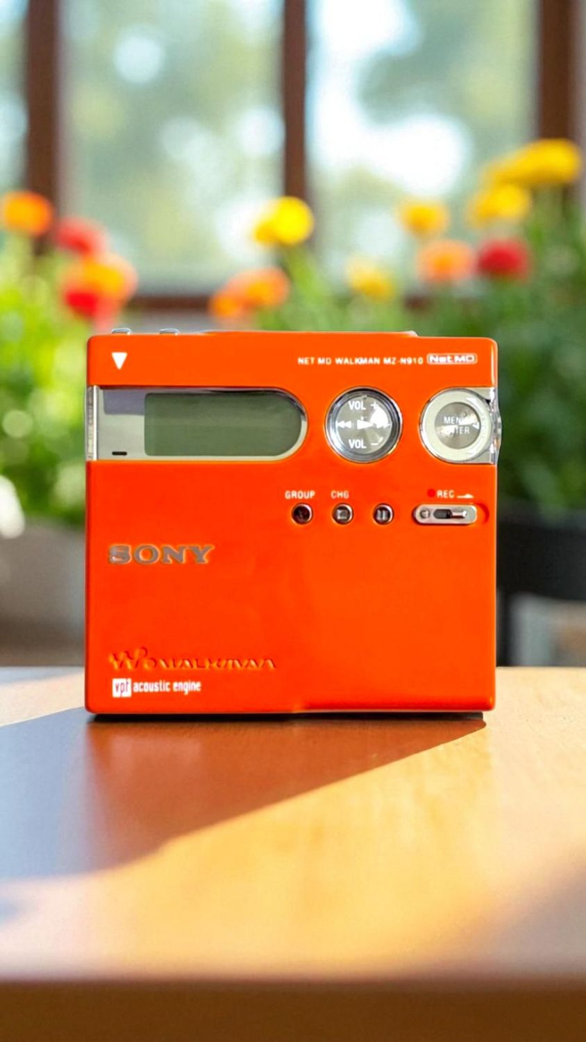 Recoloured Orange Sony MZ-N910