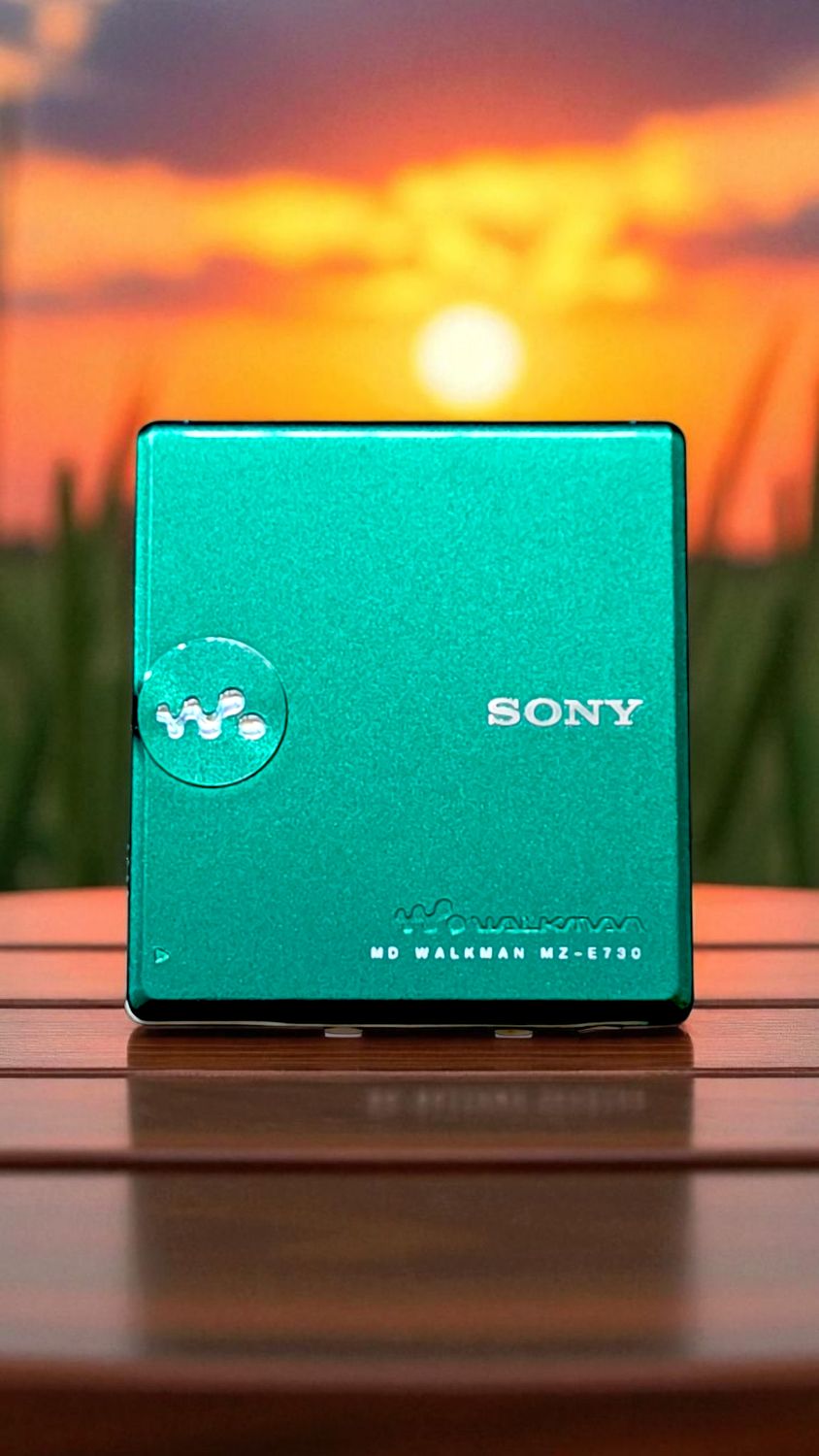 Recoloured Sony Green MZ-E730