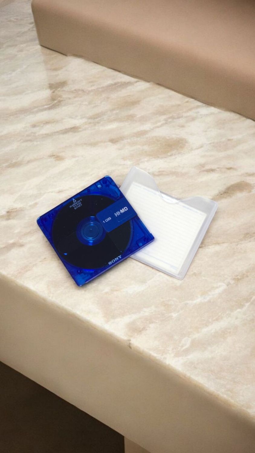 Used Blue Sony Hi-MD Disc