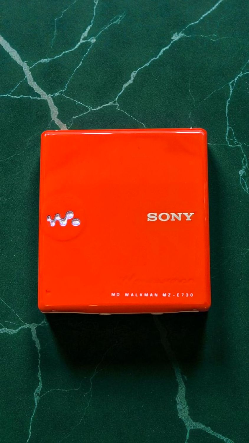 Recoloured Sony Orange MZ-E730