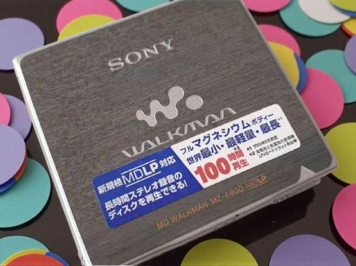Original Sticker For Sony MZ-E900