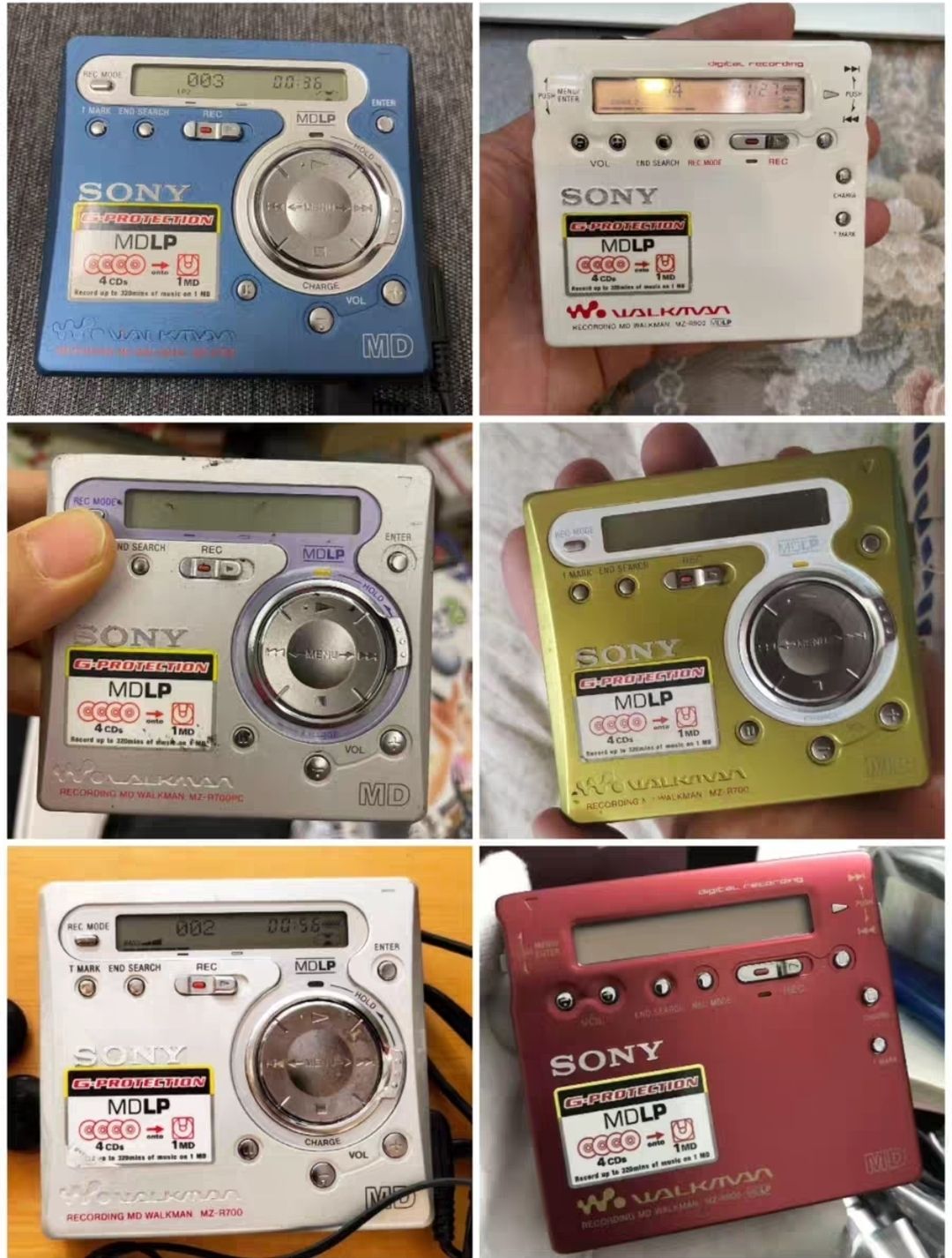 Original Sticker for Sony MZ-R700 / MZ-R900MD