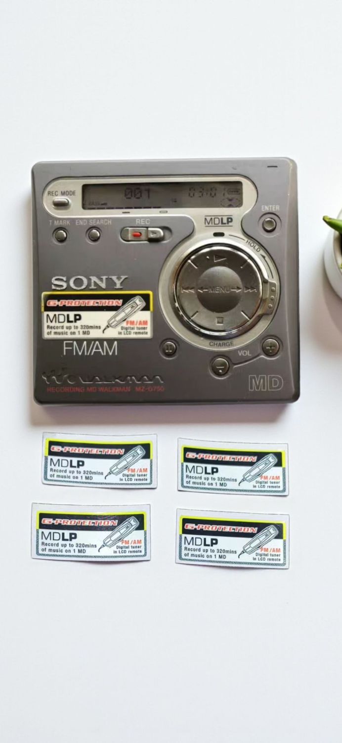 Original Sticker for Sony MZ-G750