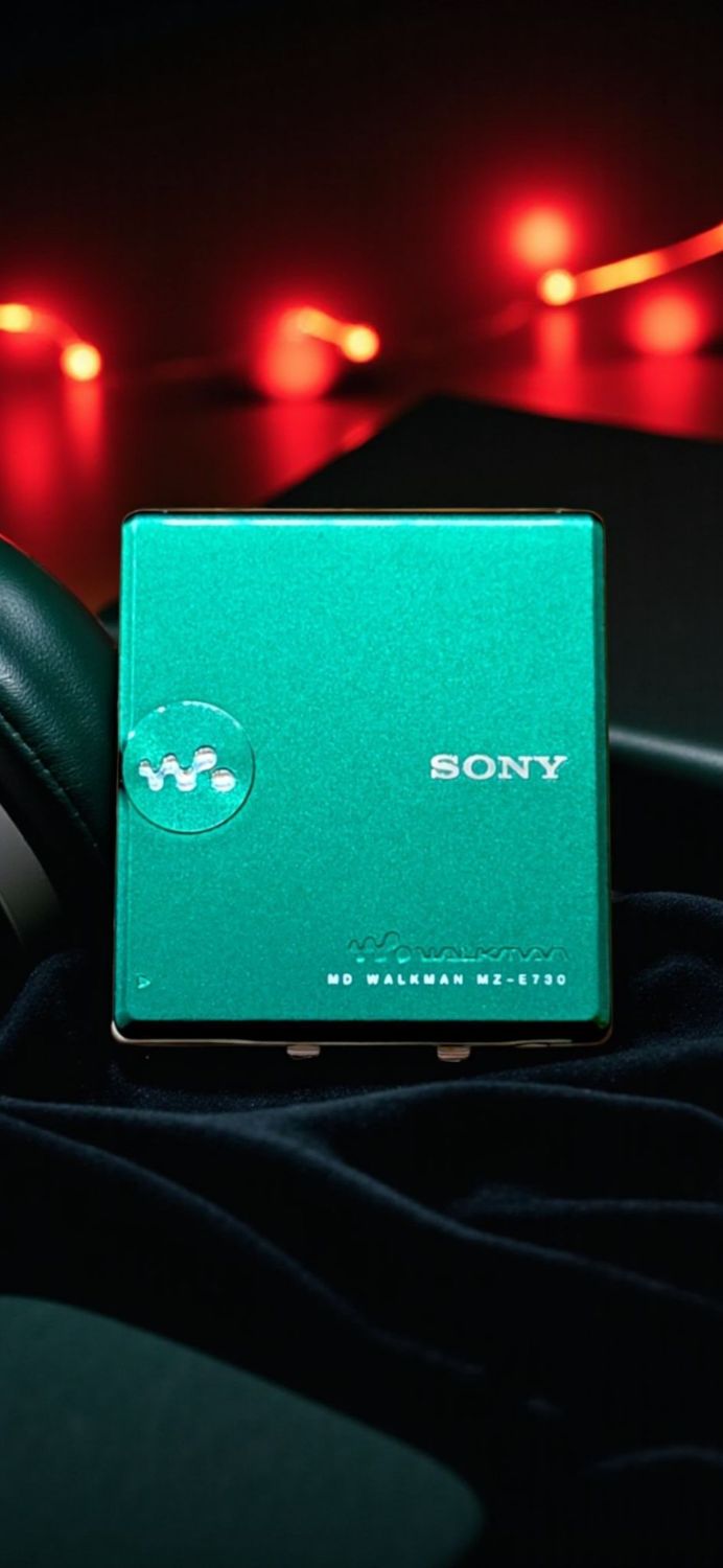 Recoloured Sony Green MZ-E730