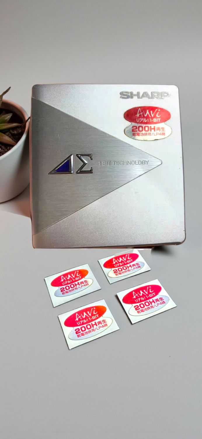Original Sticker for Sharp MD-DS5