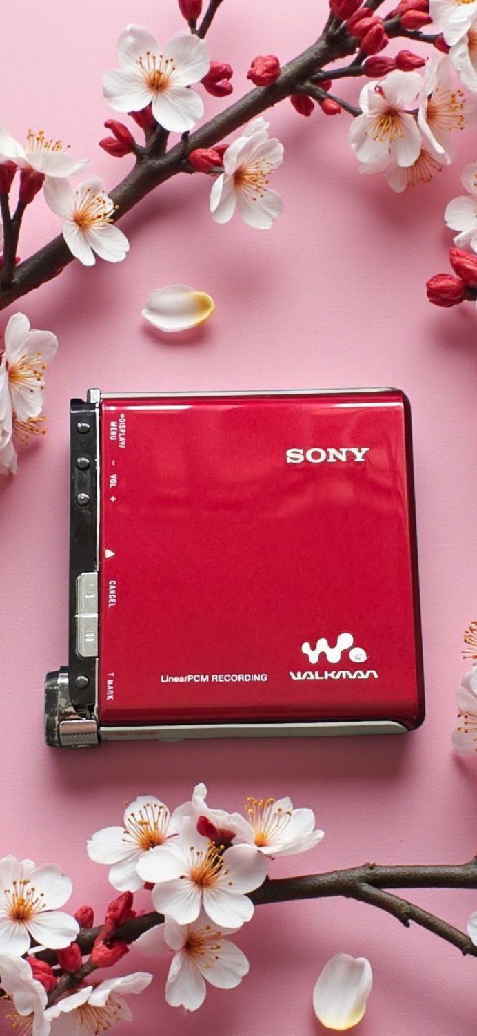 Recoloured Sony Red MZ-RH1 with Newly Installed Screen