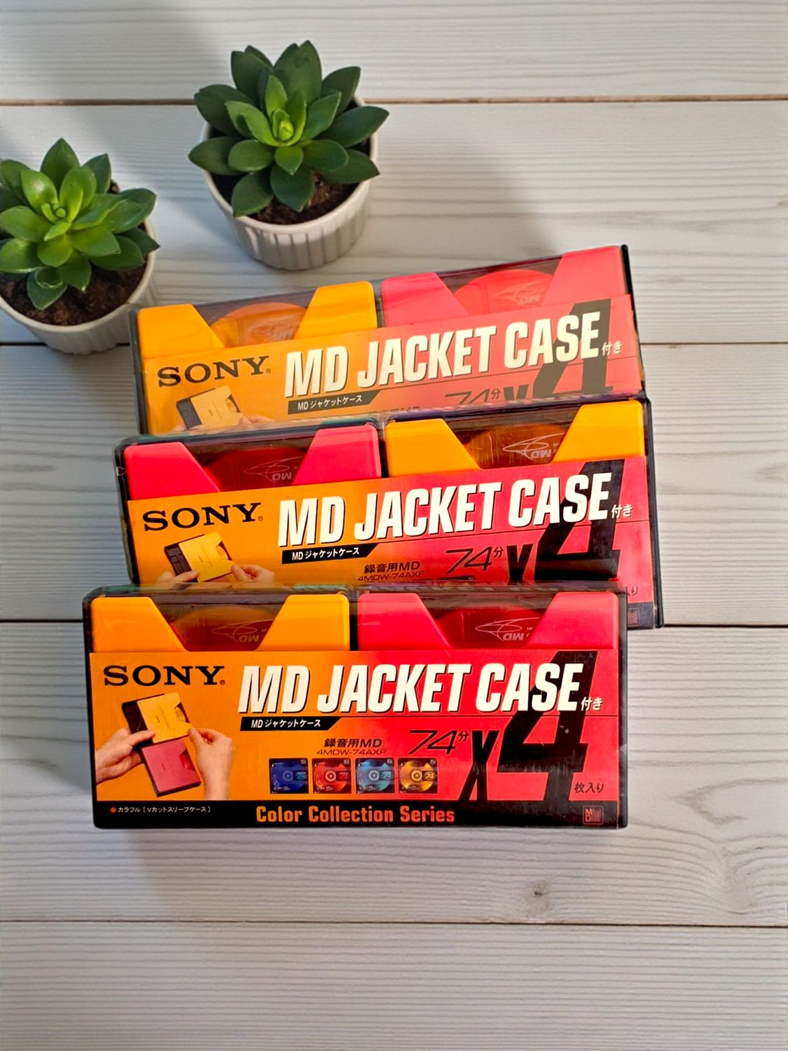 Sony MD Jacket Case Mix Pack (4 discs)
