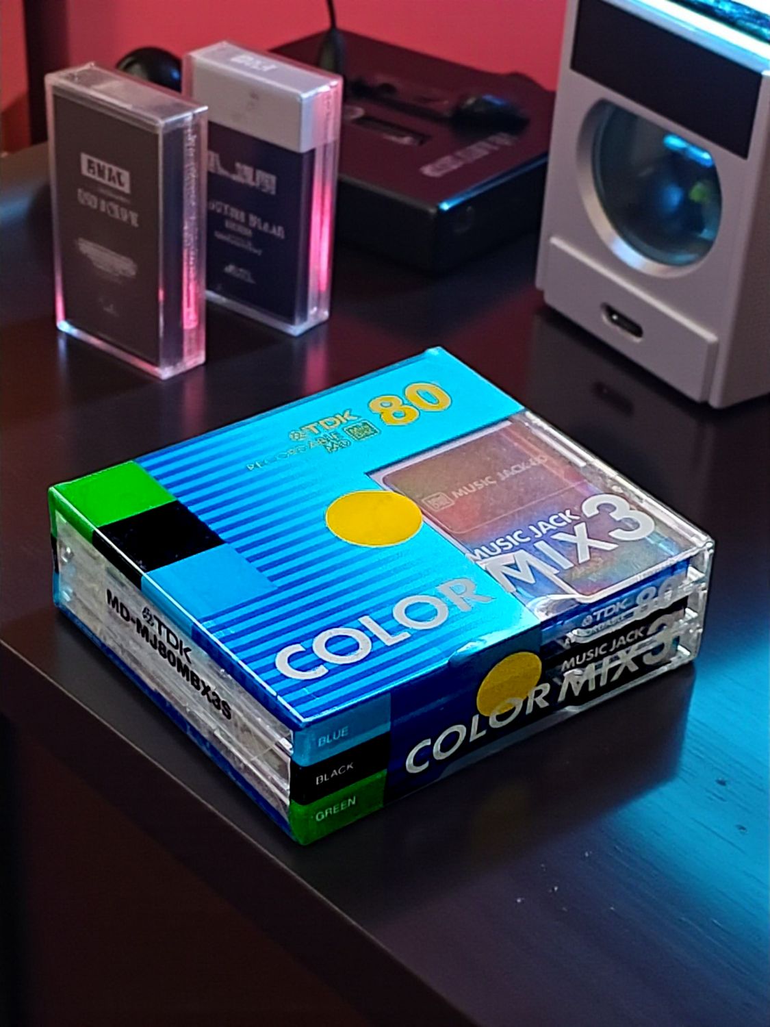 TDK Music Jack Color Mix 80 mins (Pack of 3)