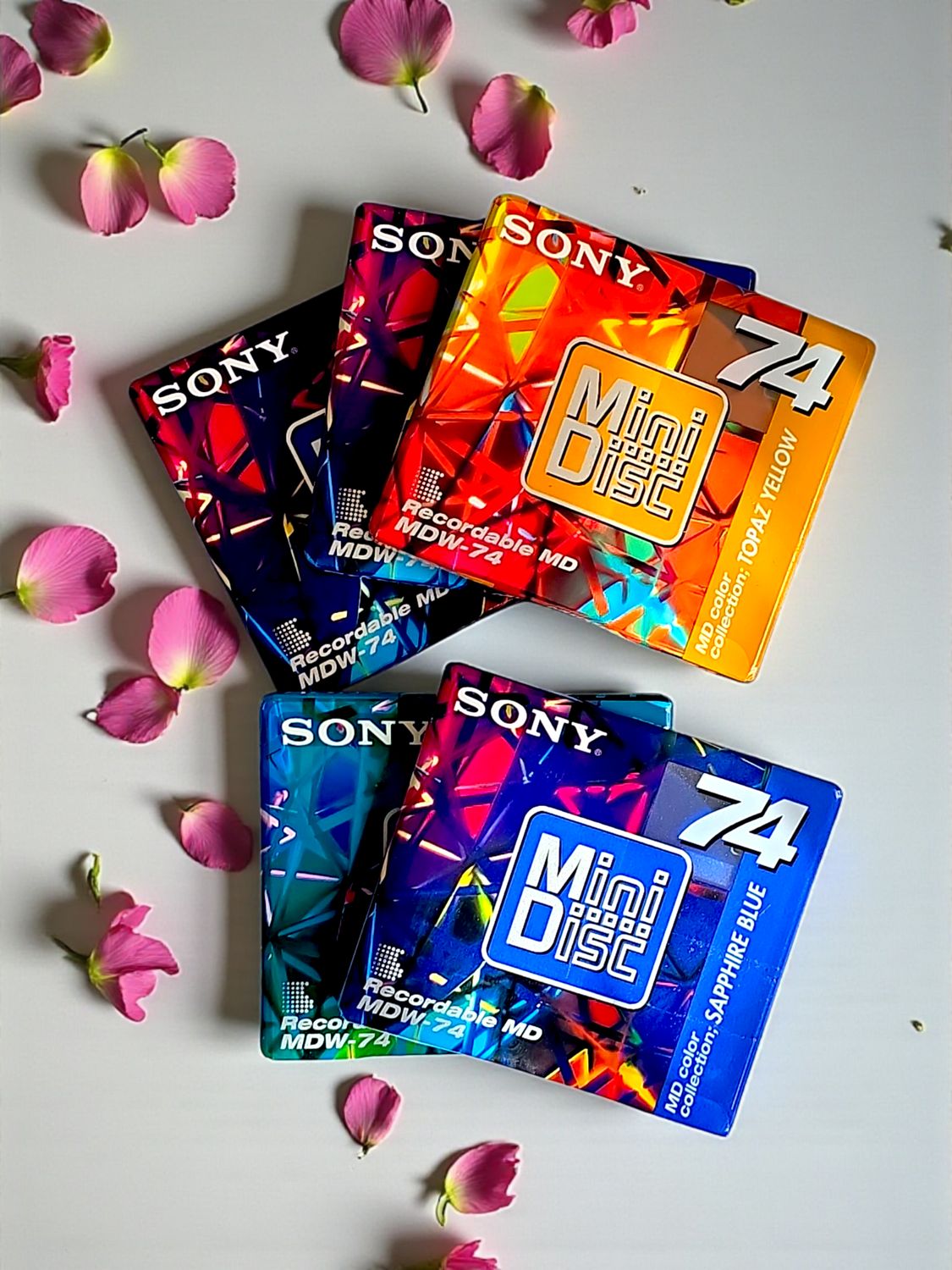 Sony MD Color 74 mins (set of 5)