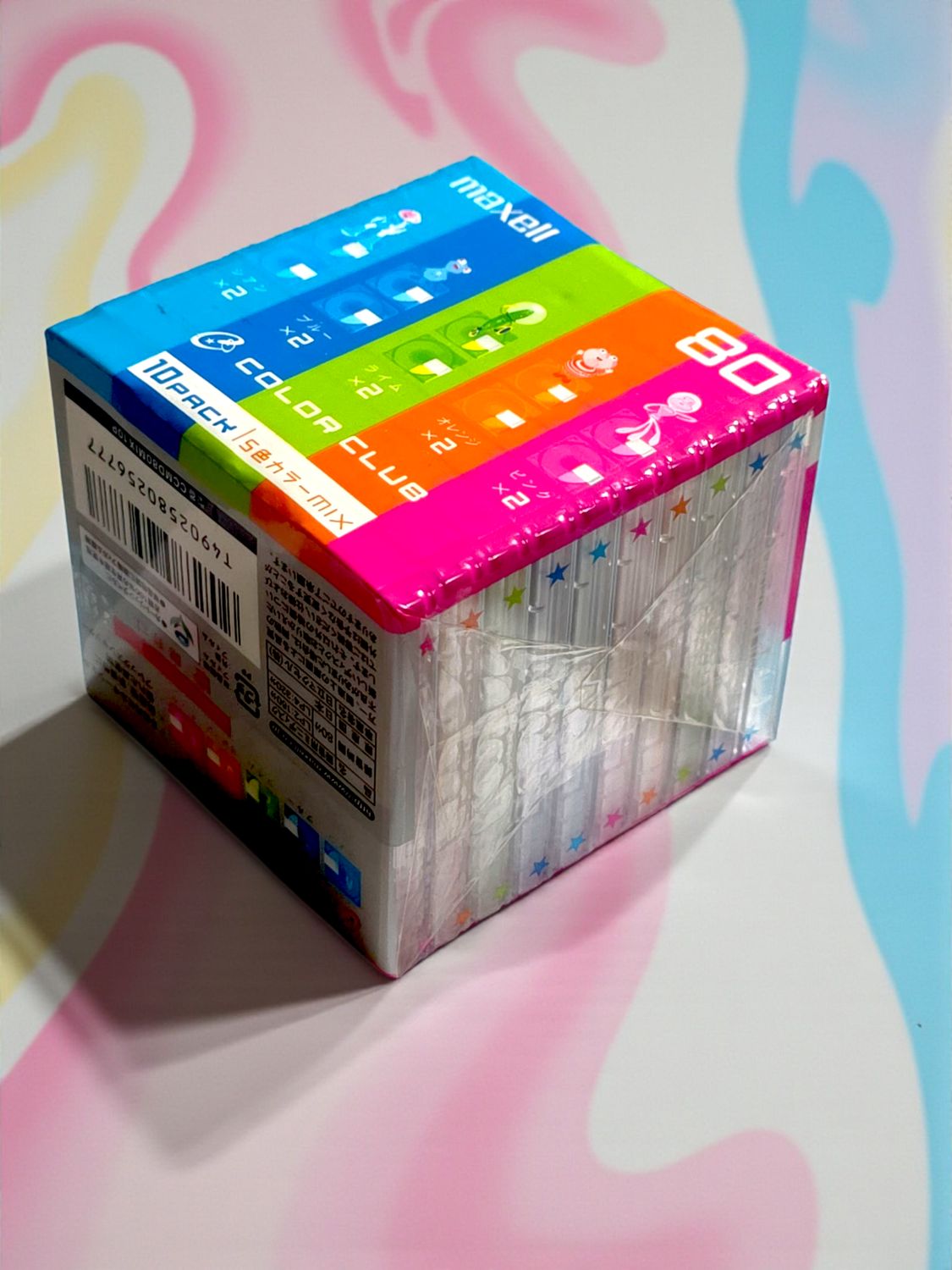 Maxell Color Club 80 mins (Pack of 10)