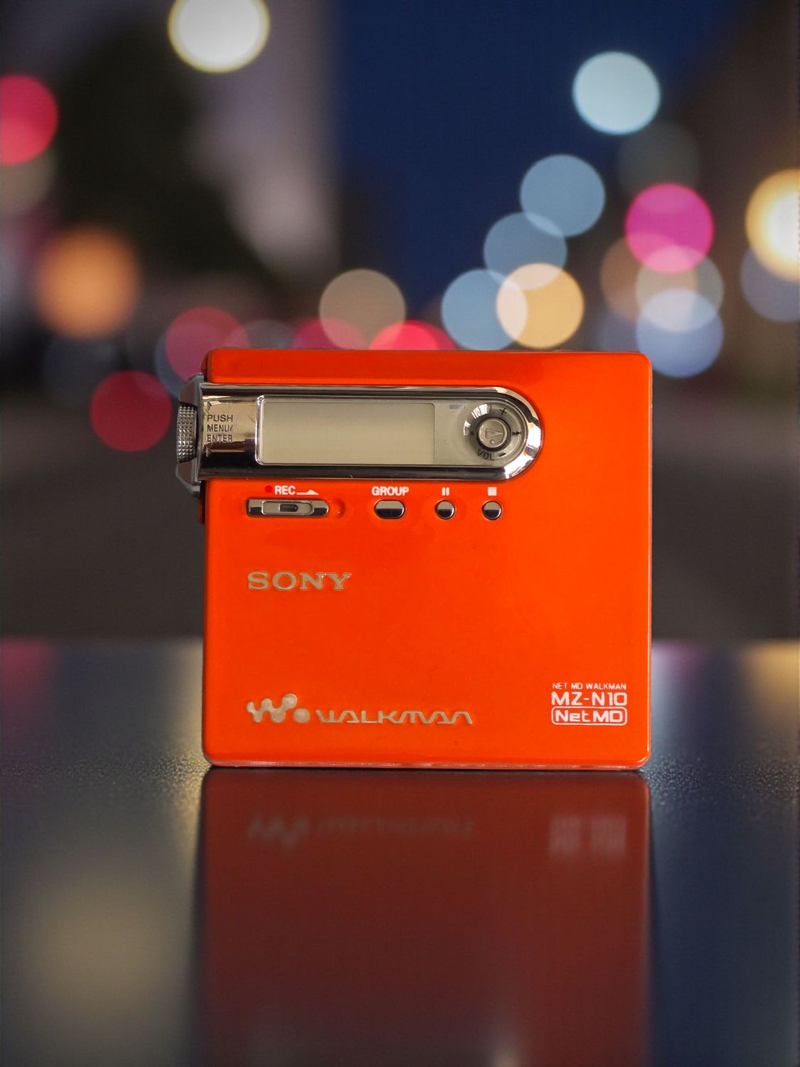 Recoloured Orange Sony MZ-N10