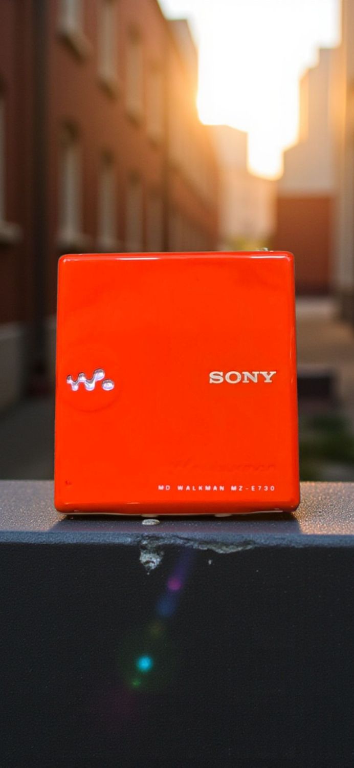 Recoloured Orange Sony MZ-E730