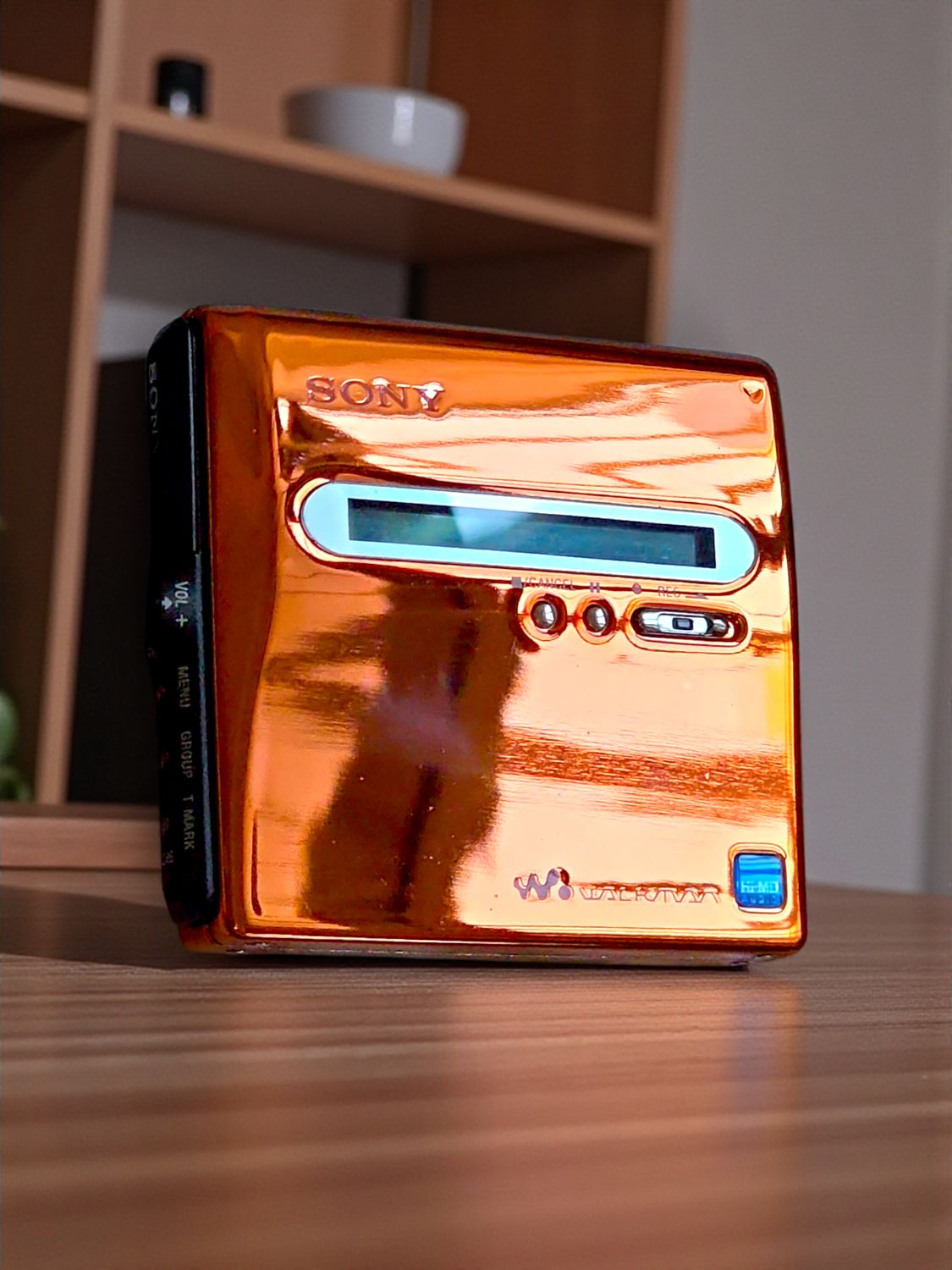 Modded Burnt Orange Colour Sony MZ-NH1