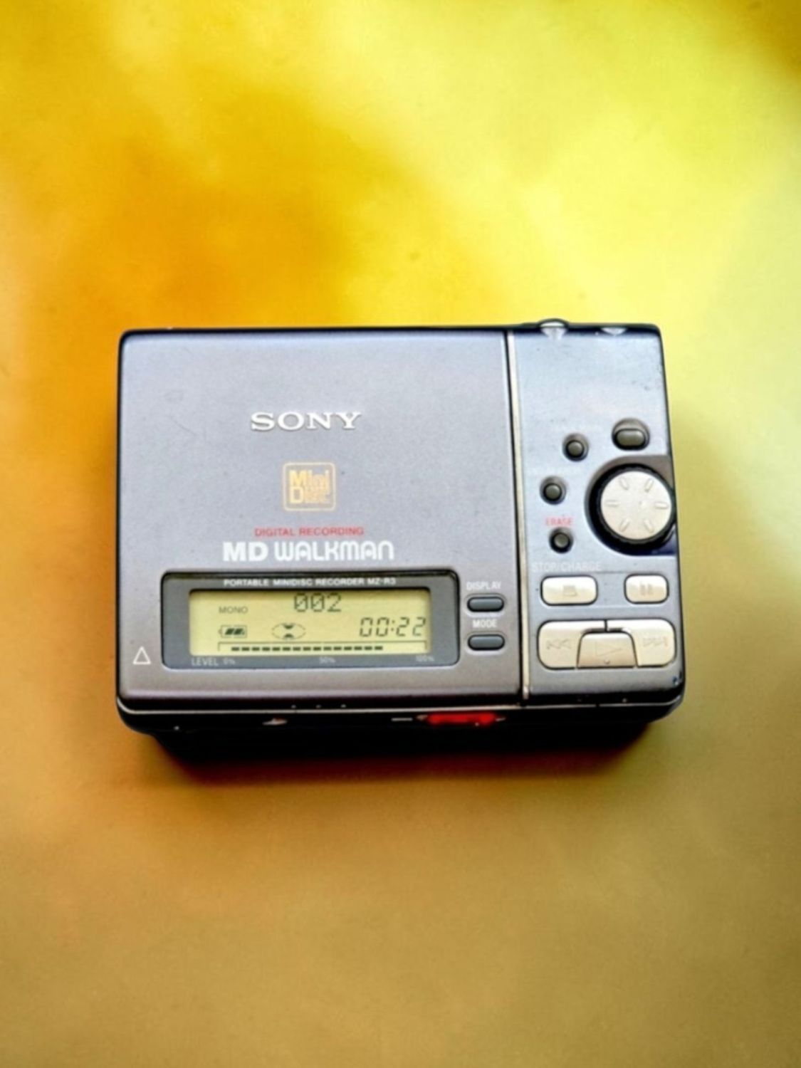 MZ-R3 SONY RECORDING MD WALKMAN PORTABLE MINIDISC RECORDER MD MZ