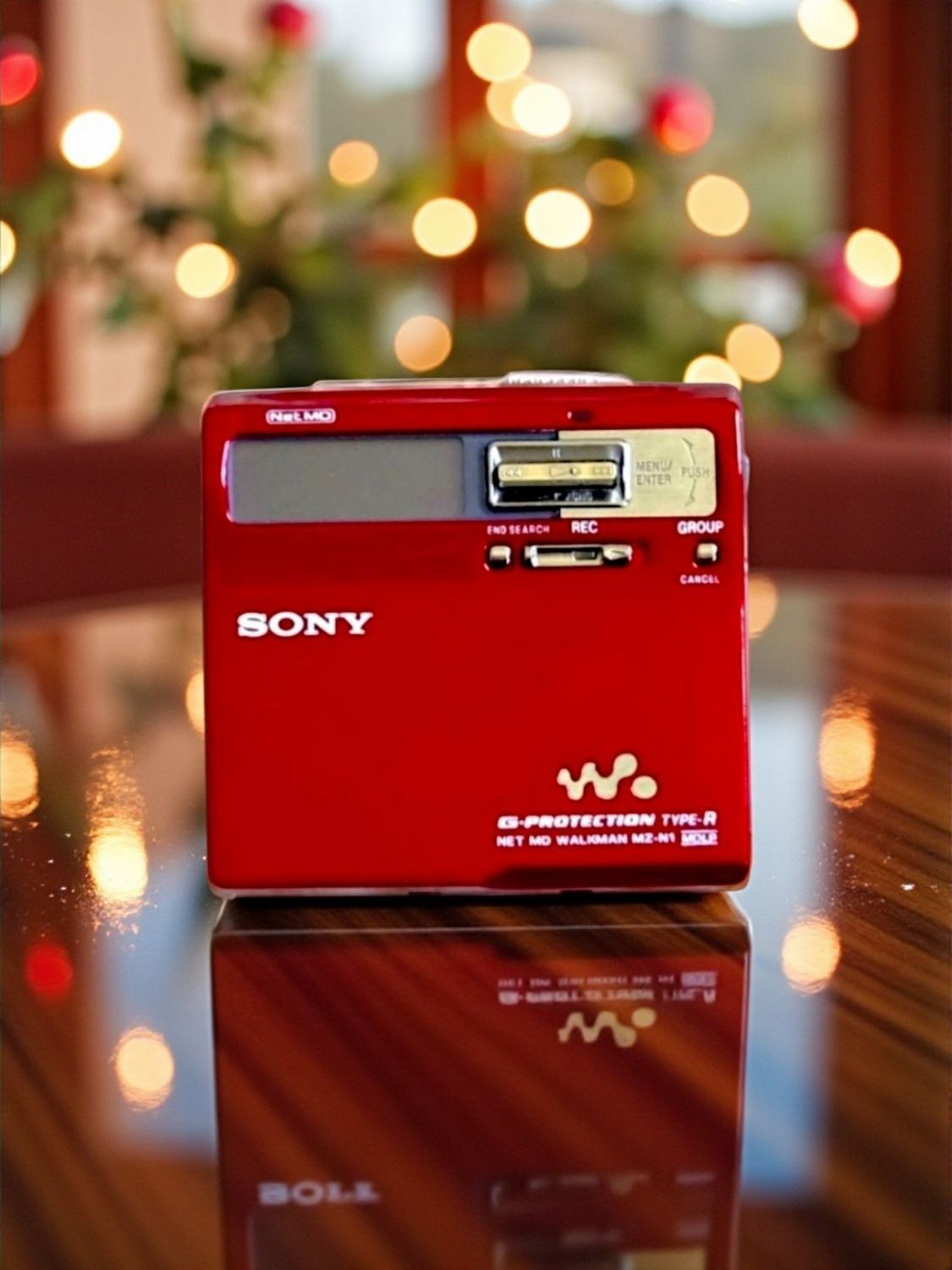 Recoloured Red Sony MZ-N1