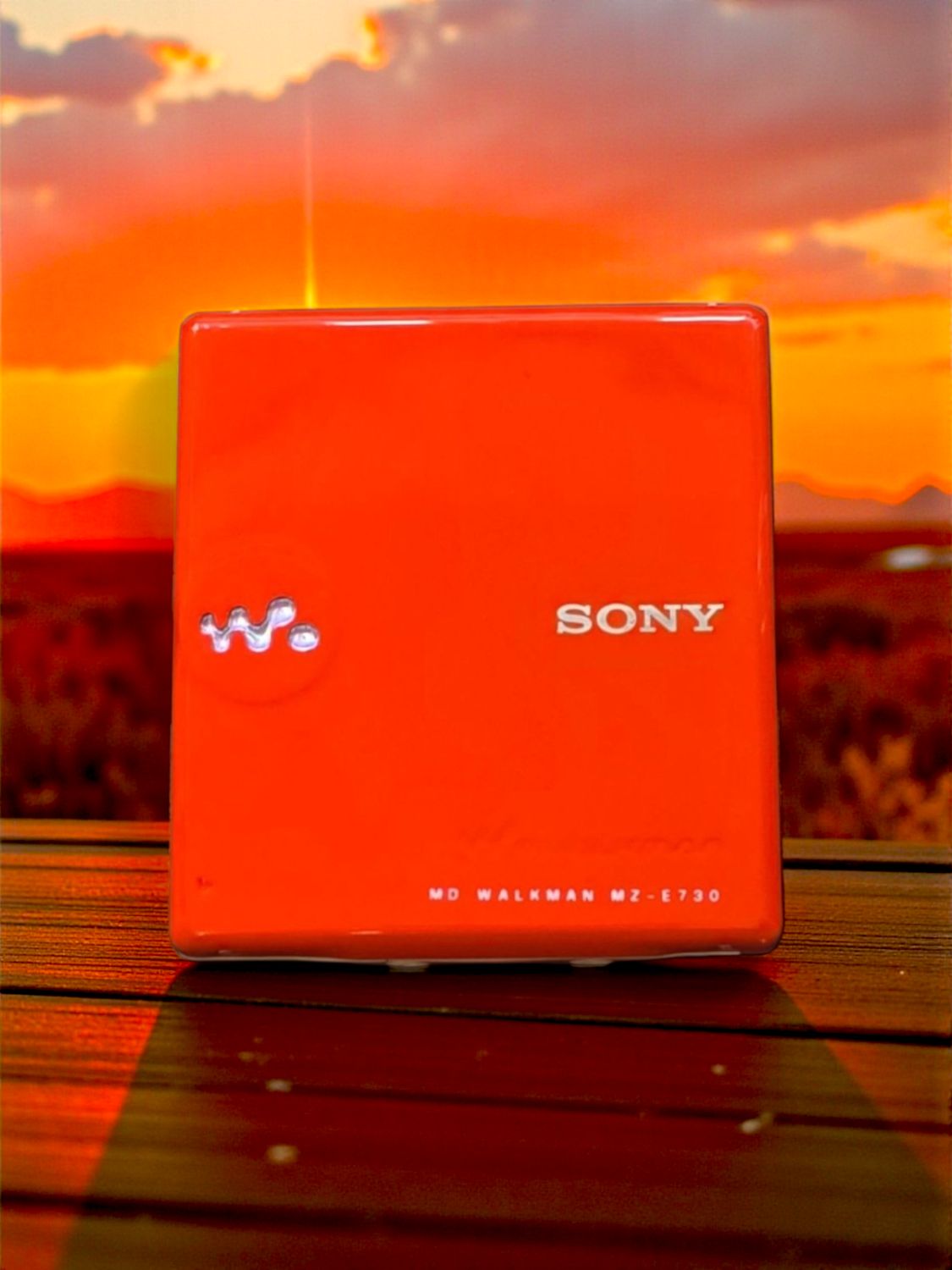 Recoloured Red Sony MZ-E730
