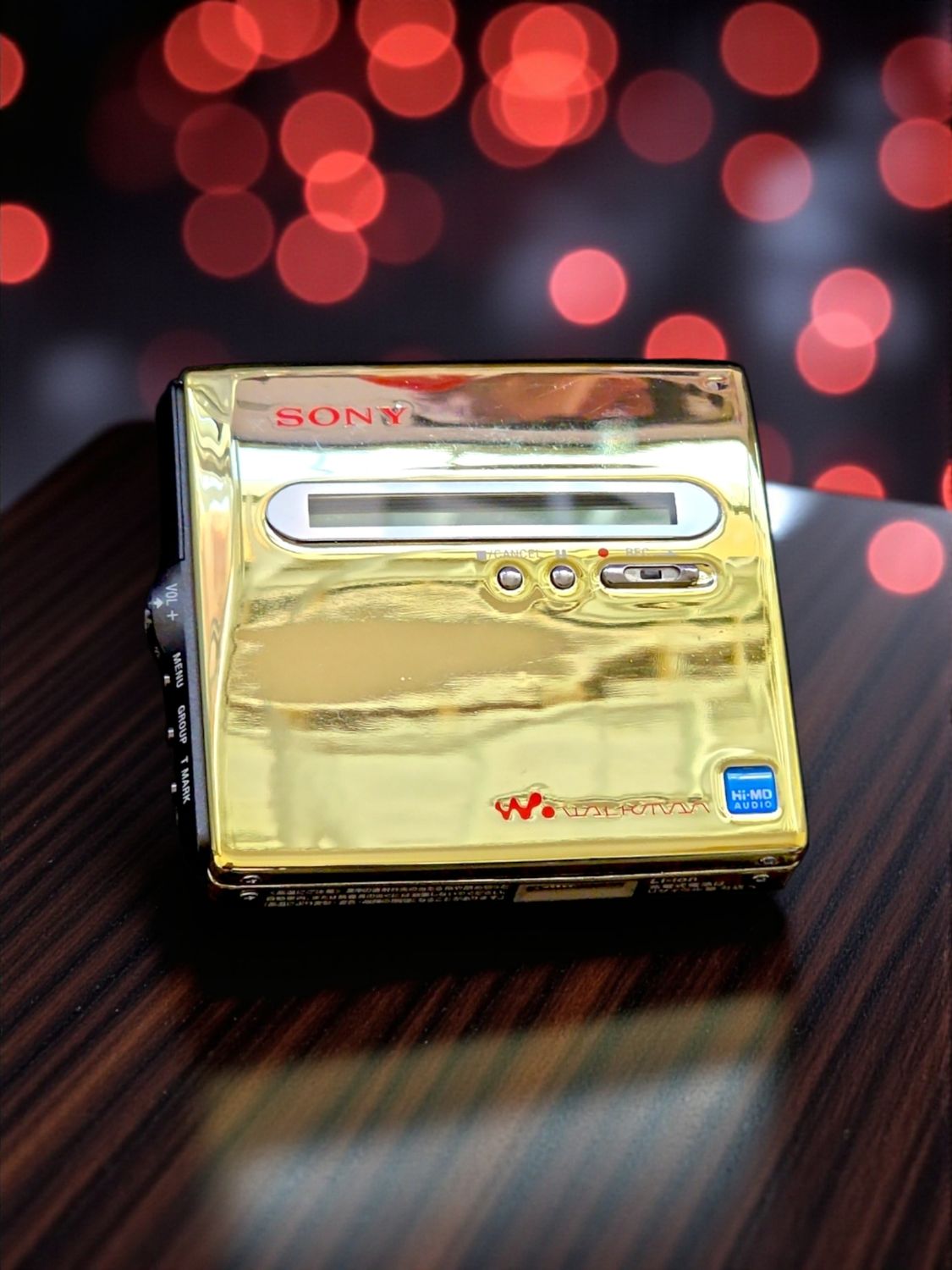 Modded Liquid Gold Sony MZ-NH1