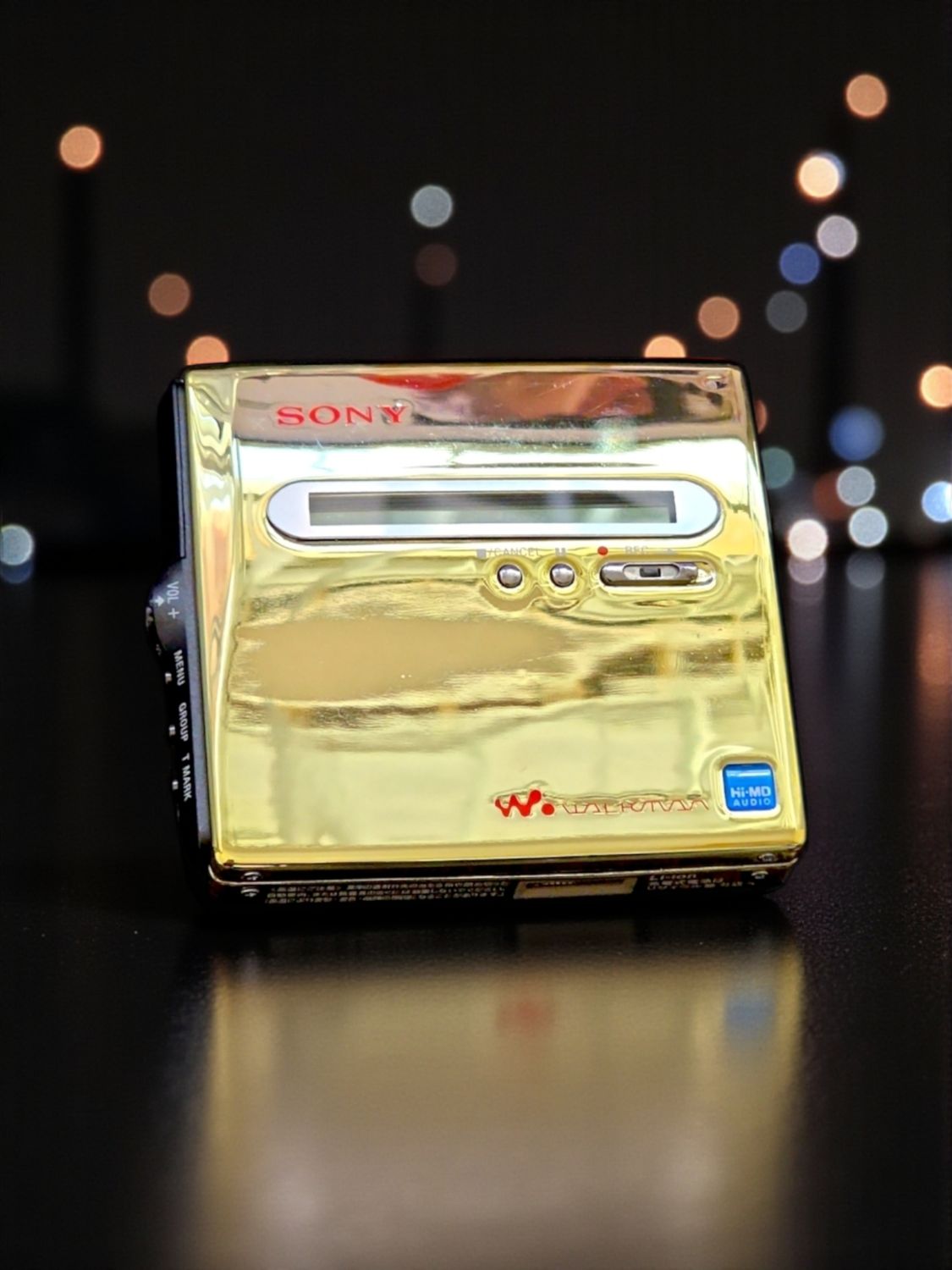 Modded Liquid Gold Sony MZ-NH1